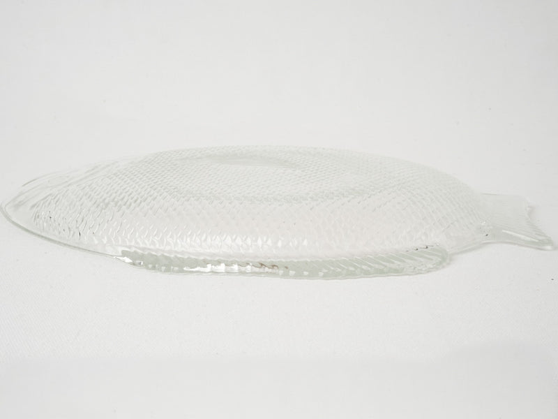 Classic Glass Fish Serving Platter