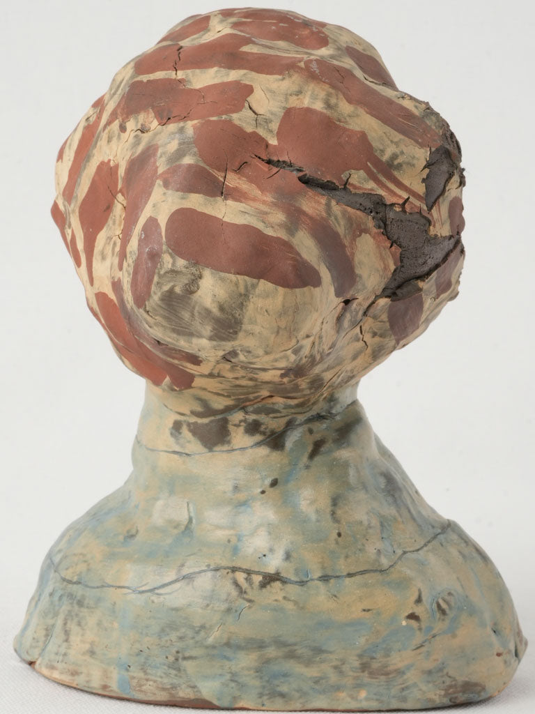 Art Brut inspired head terracotta