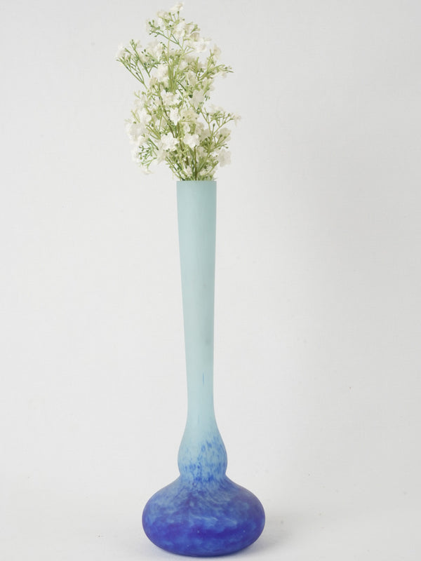 Elegant Tall Blown Glass Vase