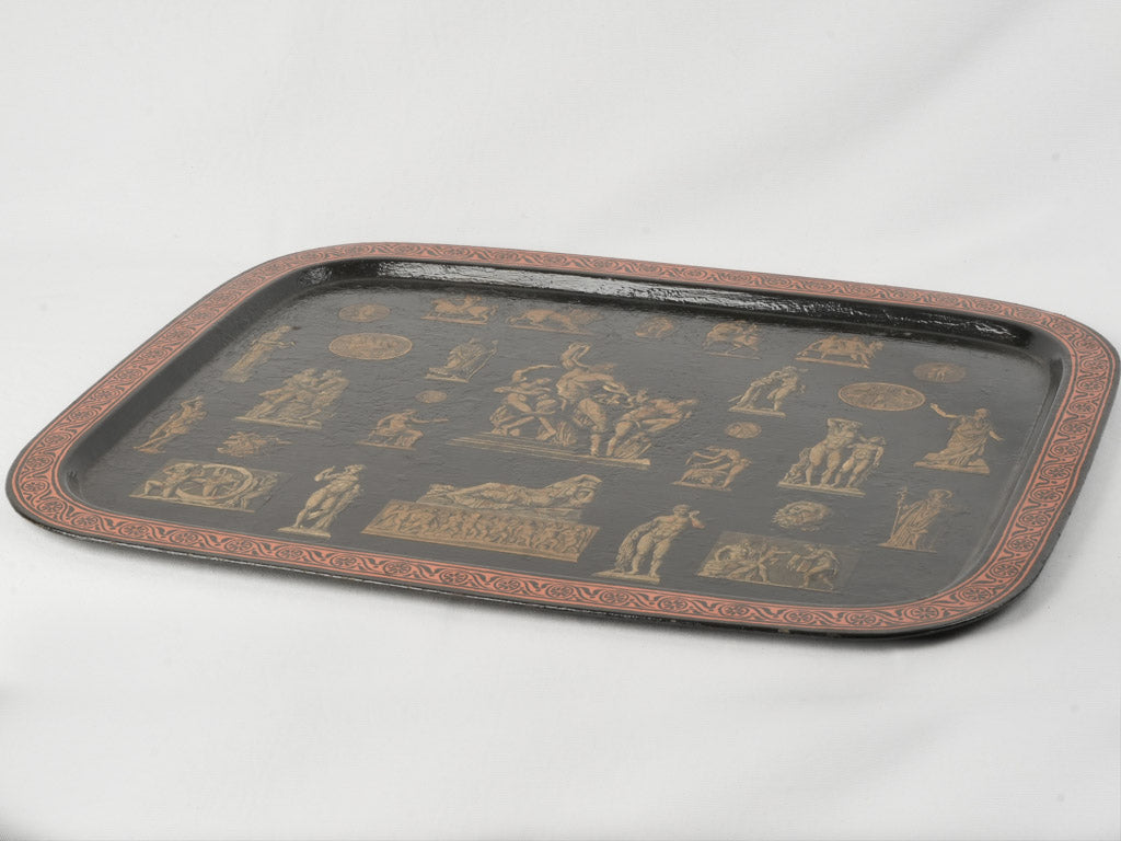 Classical decorative art tray