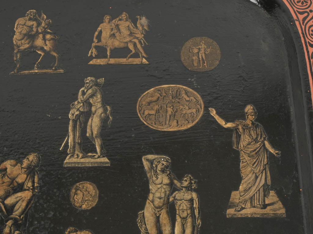 Greco-Roman styled serving tray