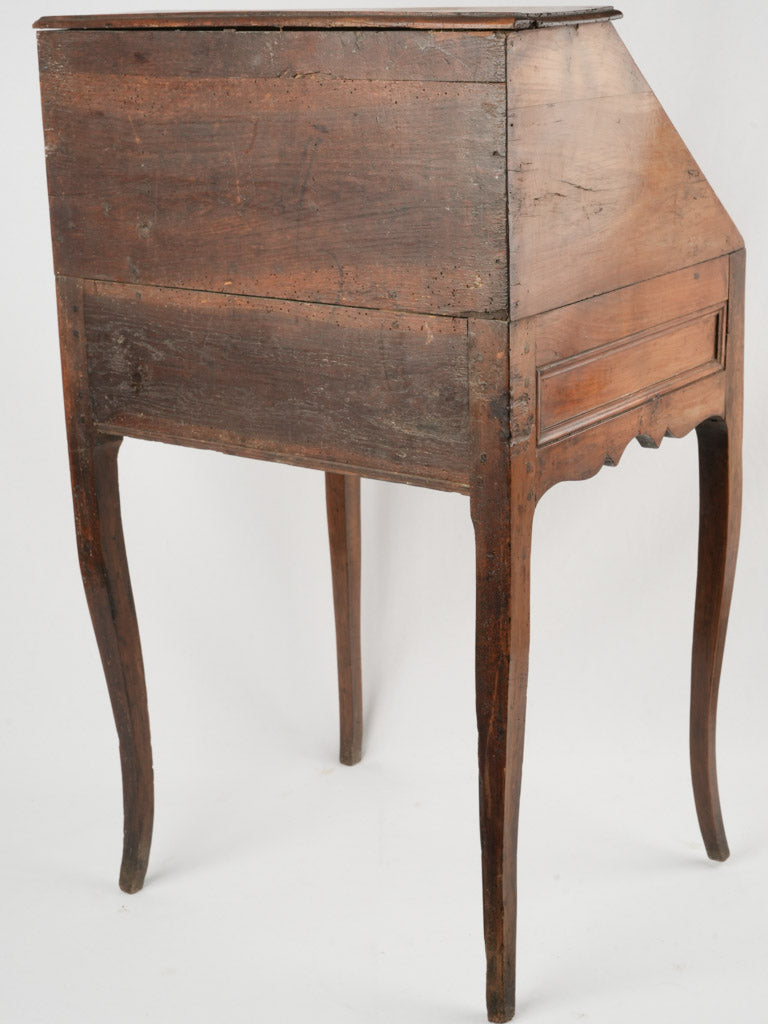 Provencal walnut and oak writing desk