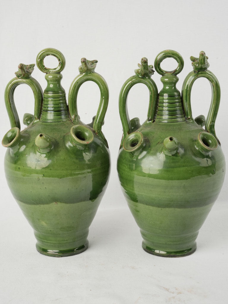 Early 20th-century Spanish glazed jugs