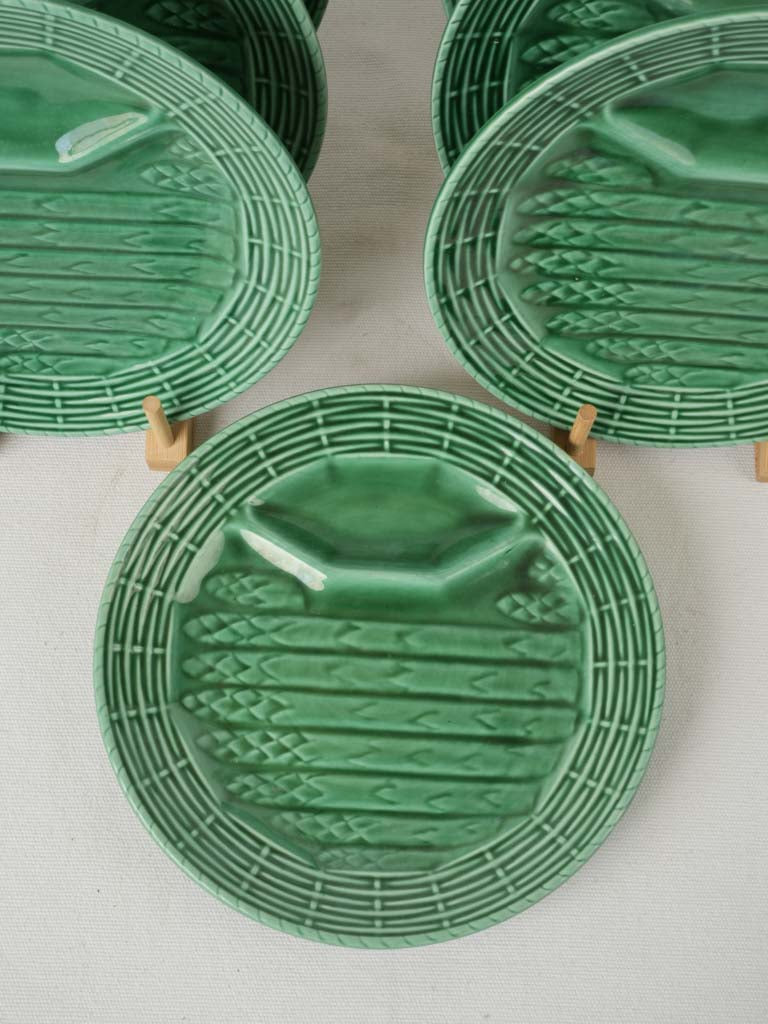 Elegant Mid-century Asparagus Dinner Service