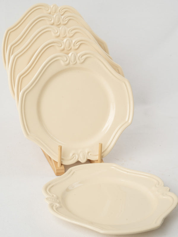 Elegant vintage ceramic plates