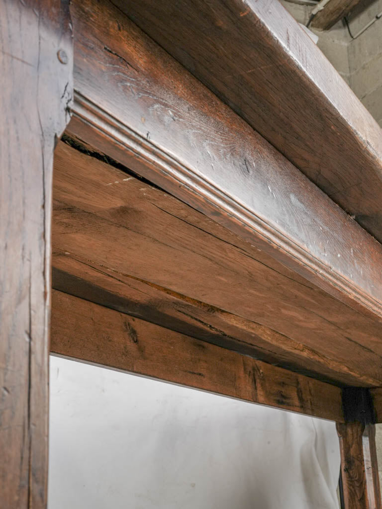 Rustic French oak dining table