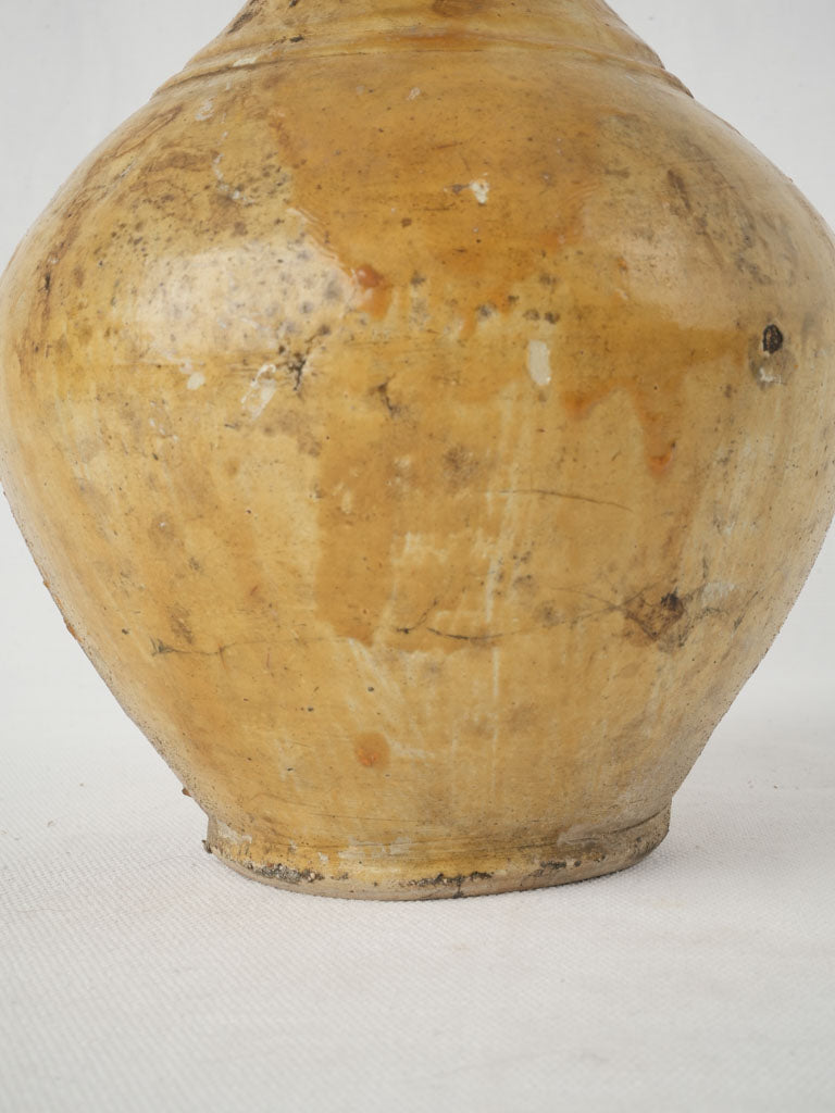 Provincial rustic pottery bottle  