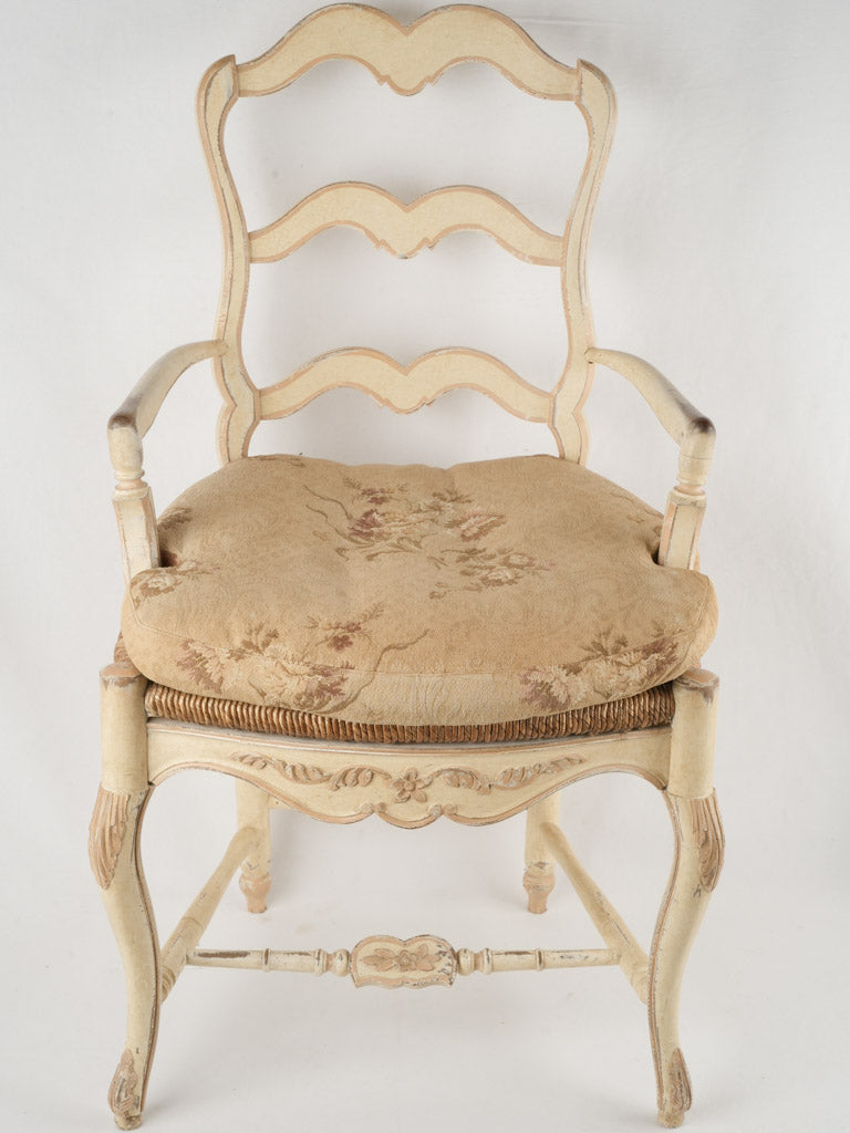 Provencal farmhouse ladderback chair