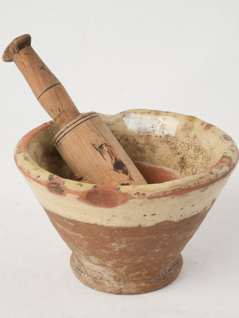 Vintage French wooden pestle