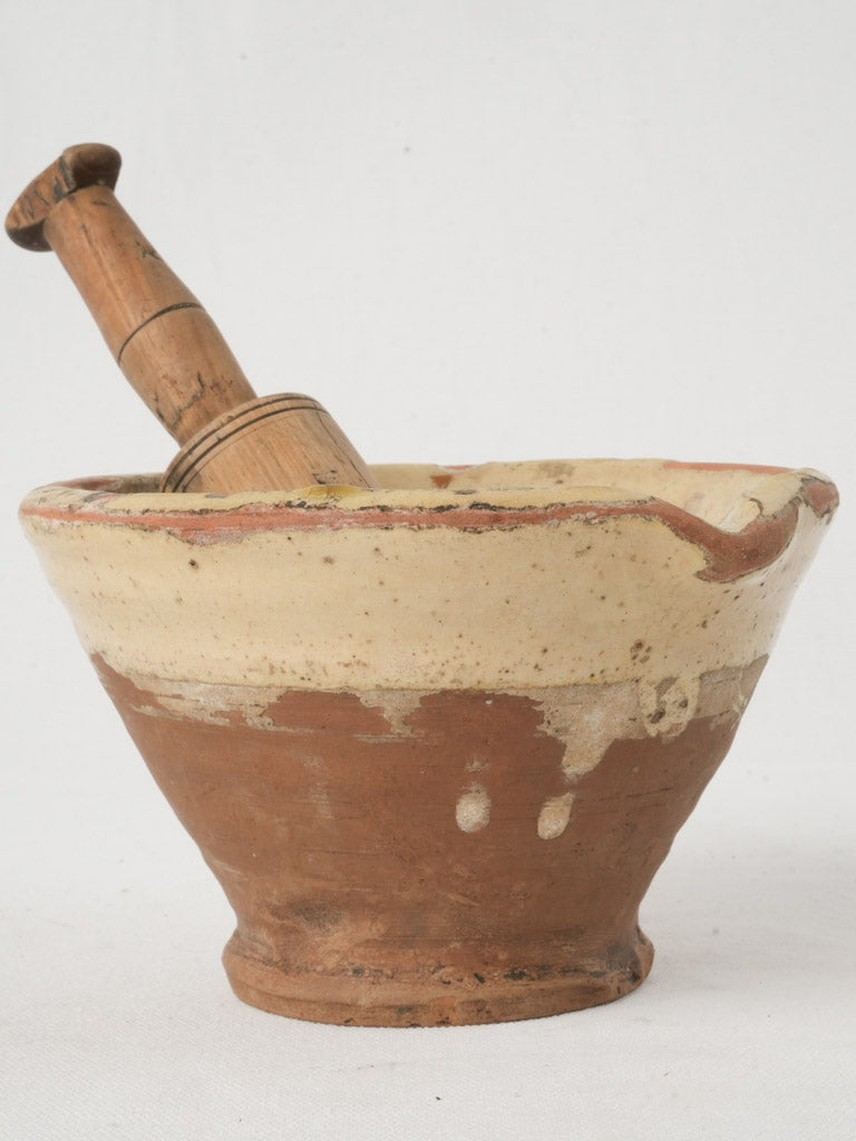 Old-world charm mortar pestle