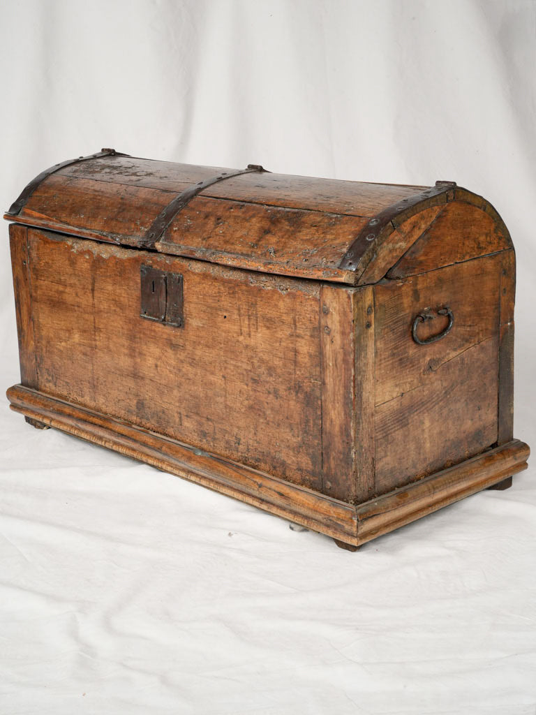 Rare 18th-Century Wooden Stagecoach Chest 41¼"