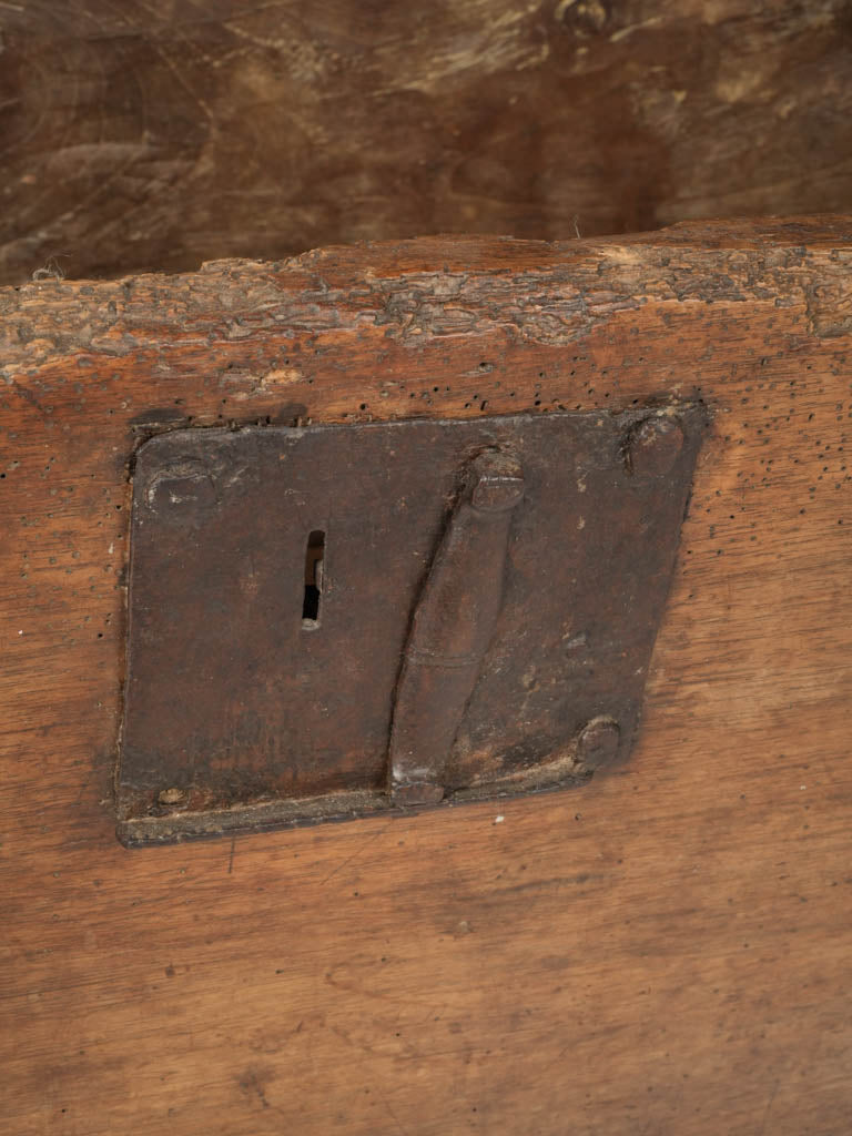 Unique antique woodcraft stagecoach trunk  