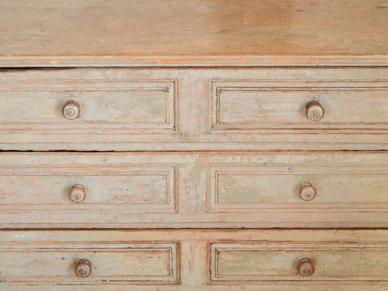 Gustavian robust three-drawer commode