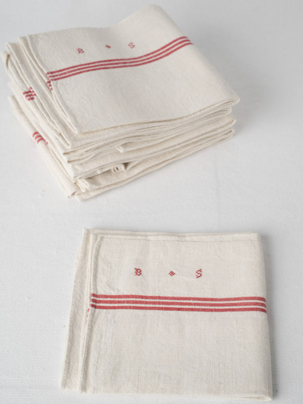 Vintage French Linen Tea Towels