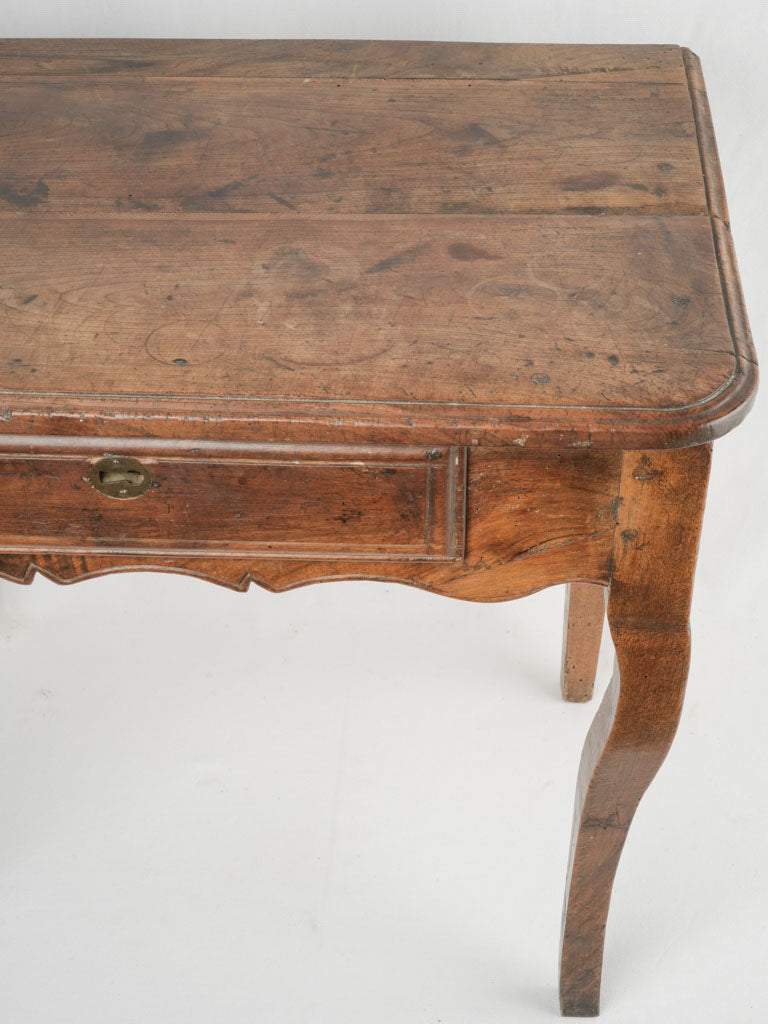 Antique Provencal side table with drawer