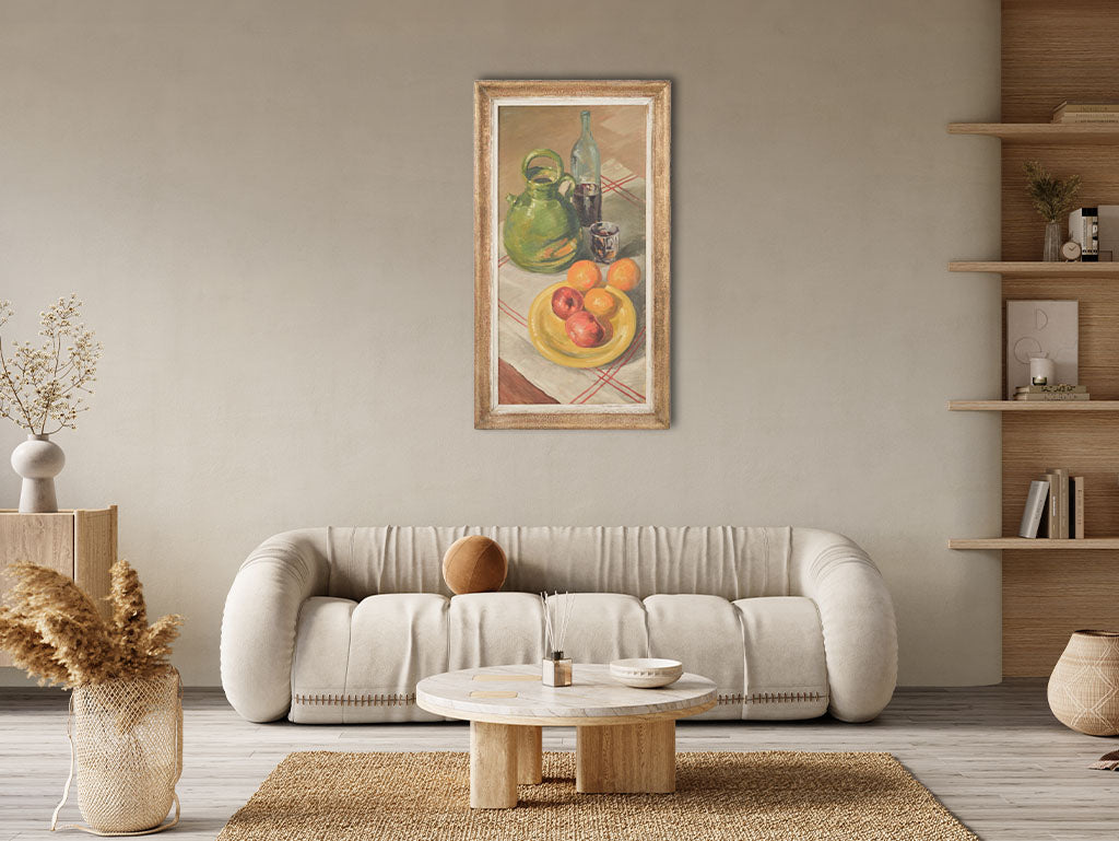 Vibrant rustic still life artwork