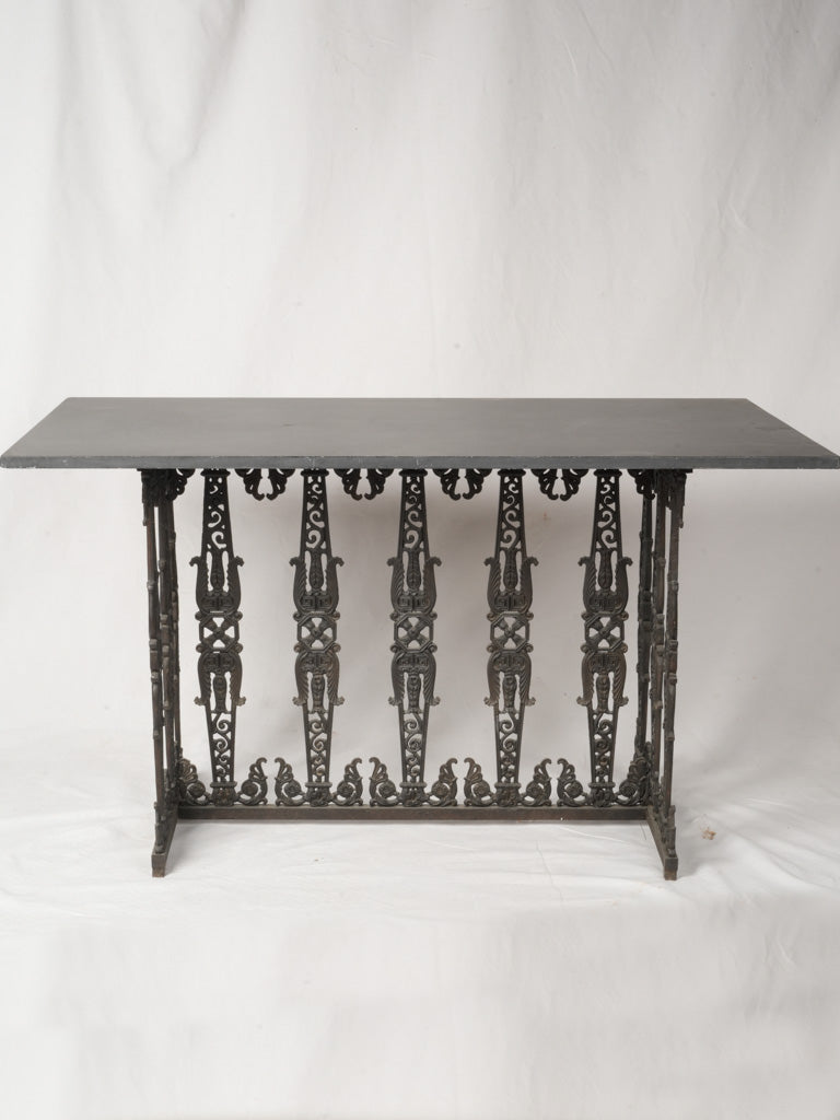 Vintage architectural composition console  