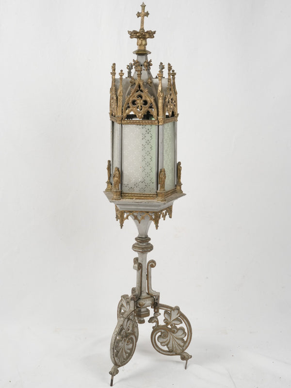 Ornate candlestick lantern