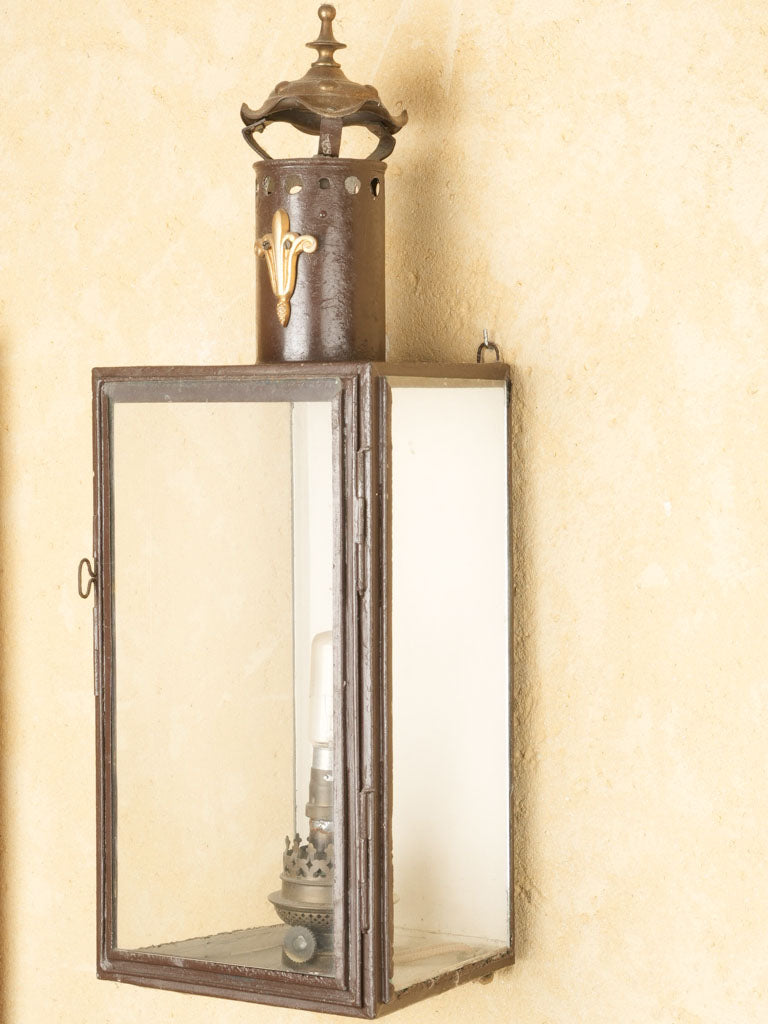 Rustic Provencal wall lamps