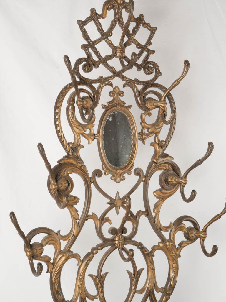 Opulent style 19th-century coat rack  