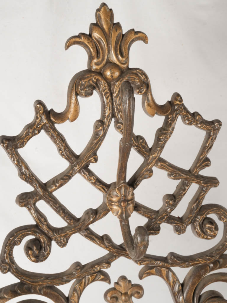 Ornate detailed vintage coat rack  