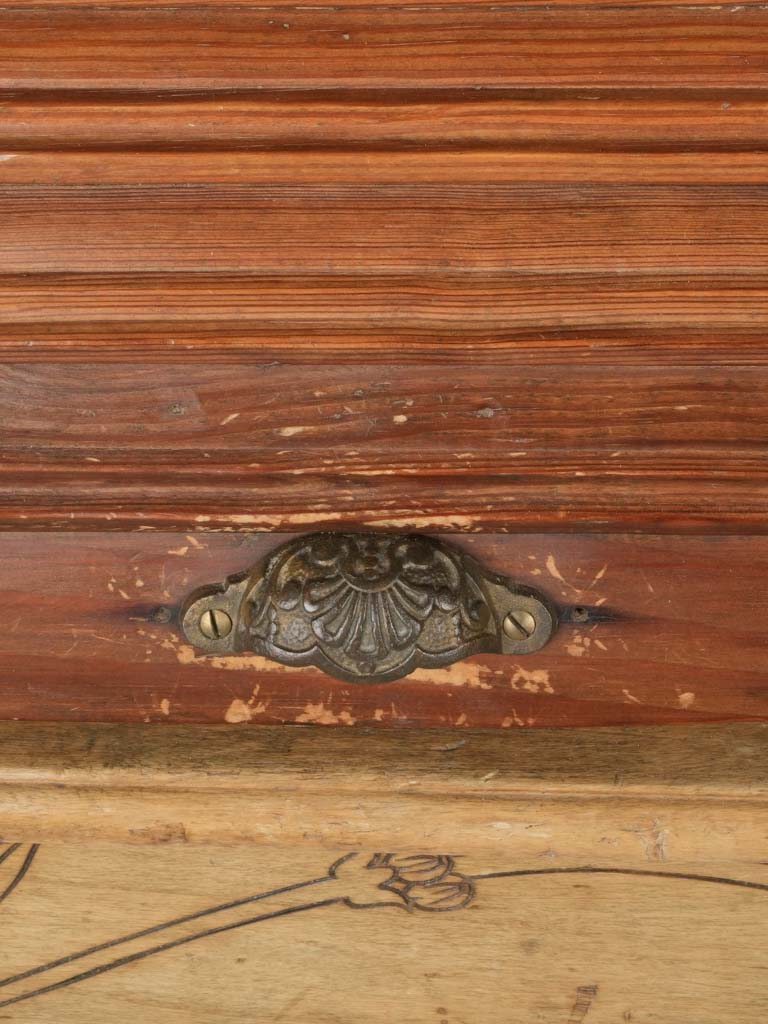 Functional Antique French Grainetier Display Counter