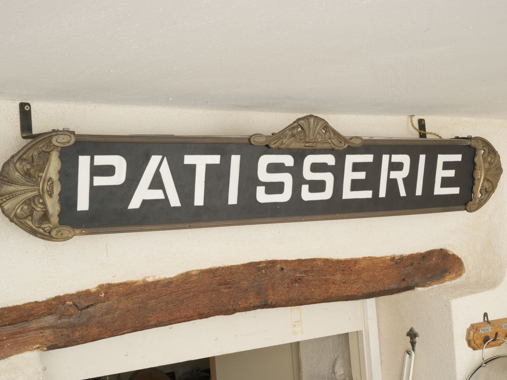 Nostalgic Art Nouveau Patisserie sign display