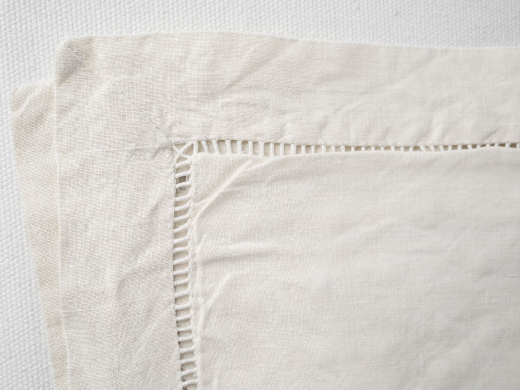 Aged French linen cushion covers