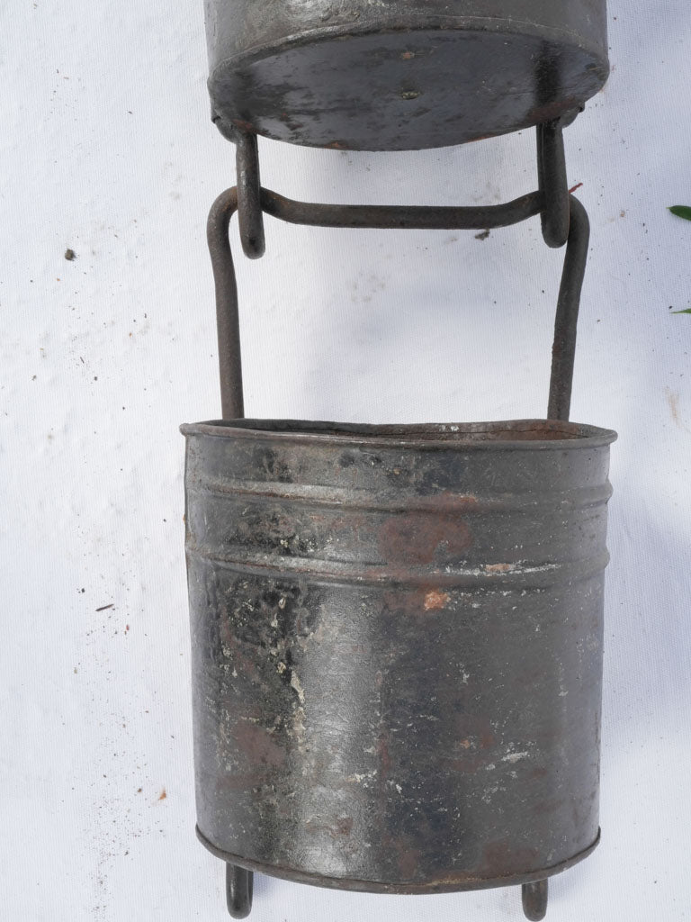 Weathered decorative storage rack