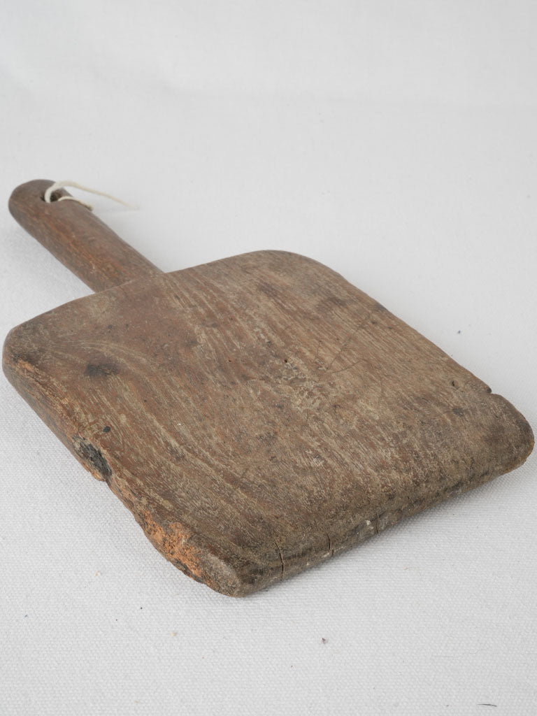 Aged French wooden cheese platter