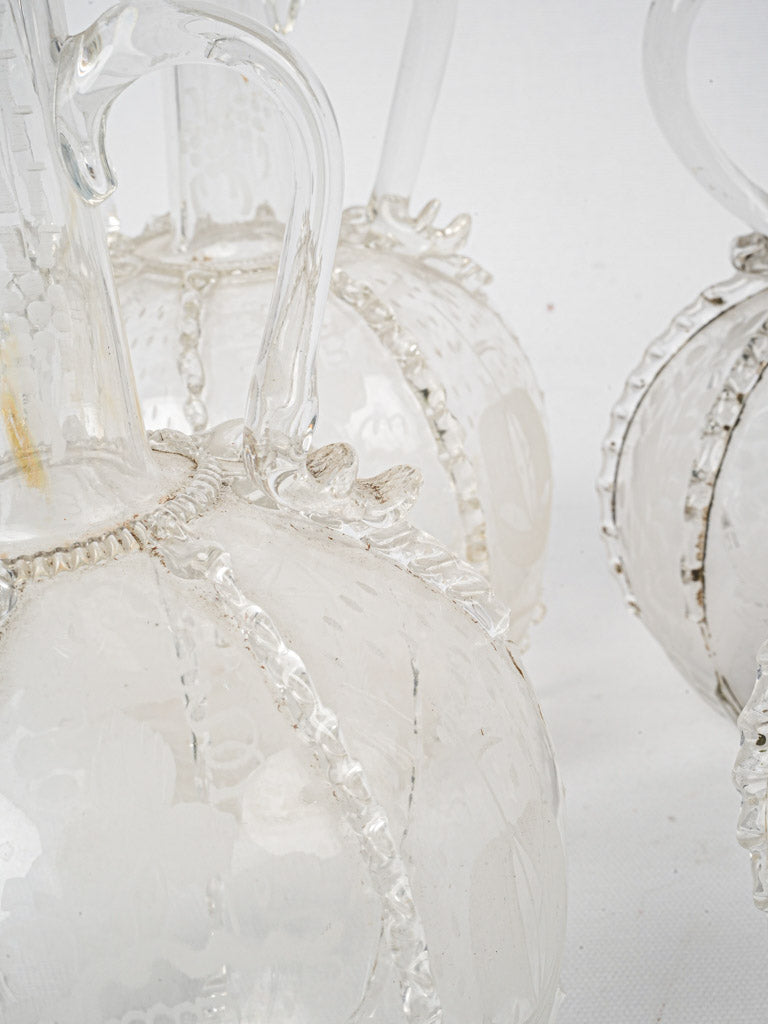 Rustic condition Dutch-inspired carafe collection