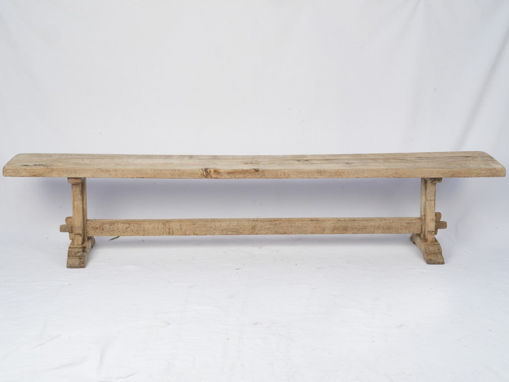 Authentic French oak bench