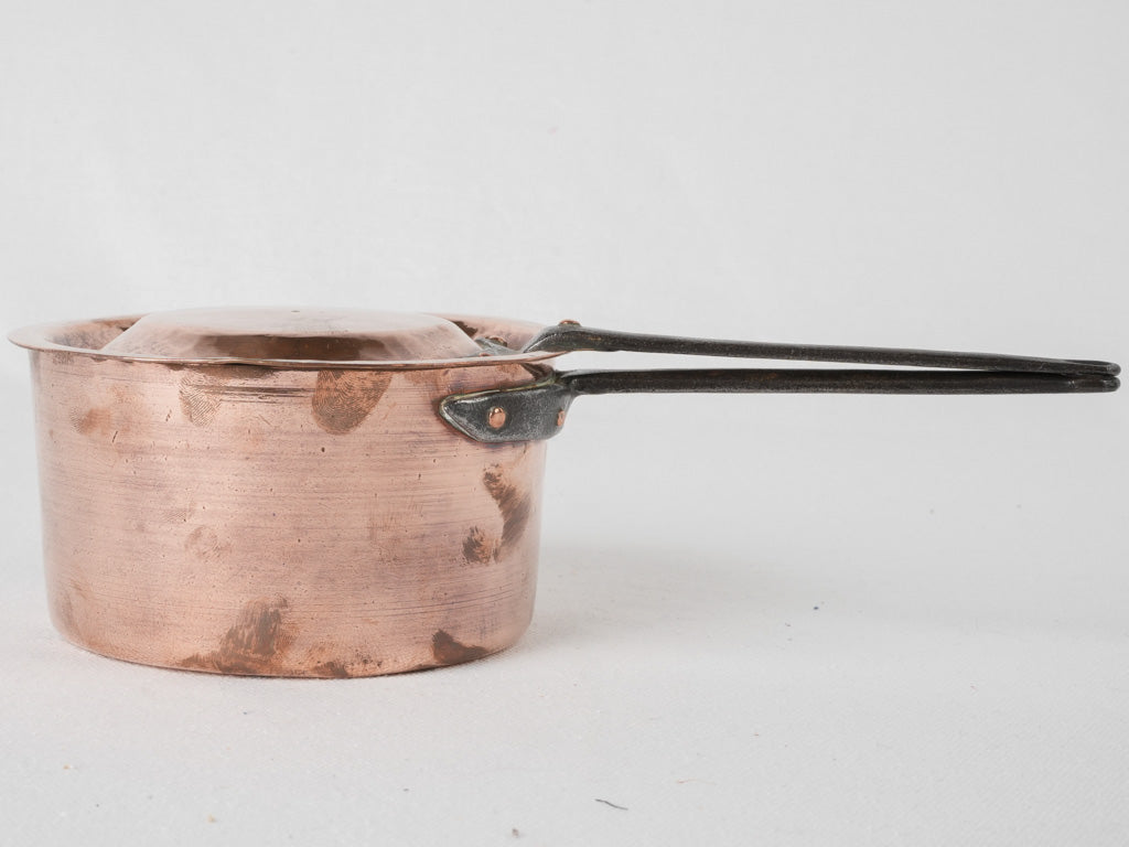 Traditional 19th-century copper cookware