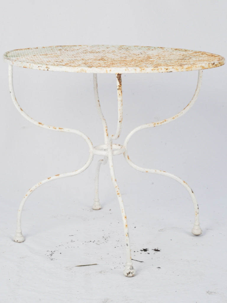 Antique elegant French garden table