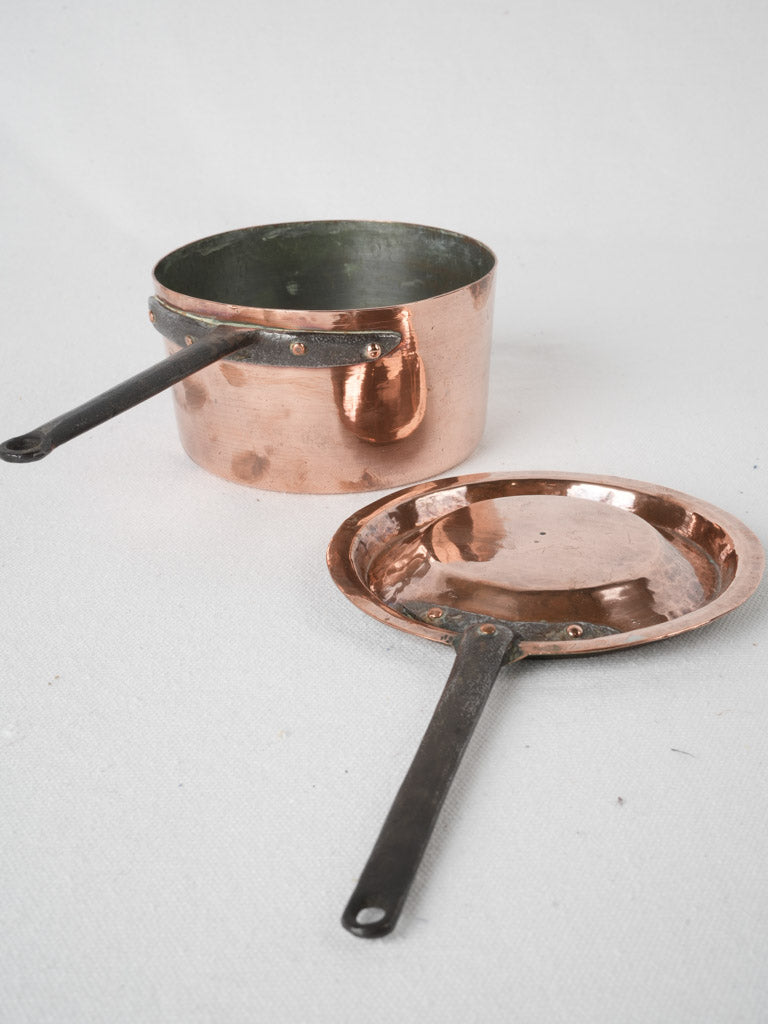 French artisan 19th-century copper cookware