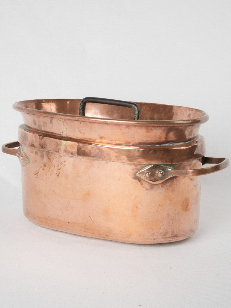 Aged 19th Century Iron Casserole Daubière