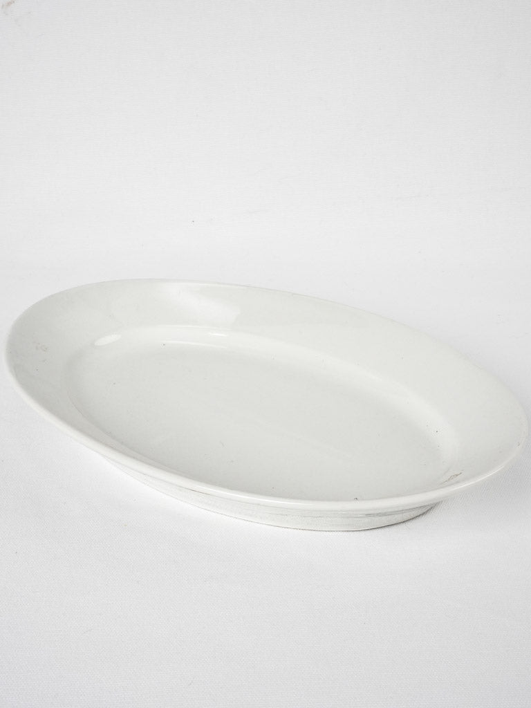 Antique Pillivuyt white porcelain platter