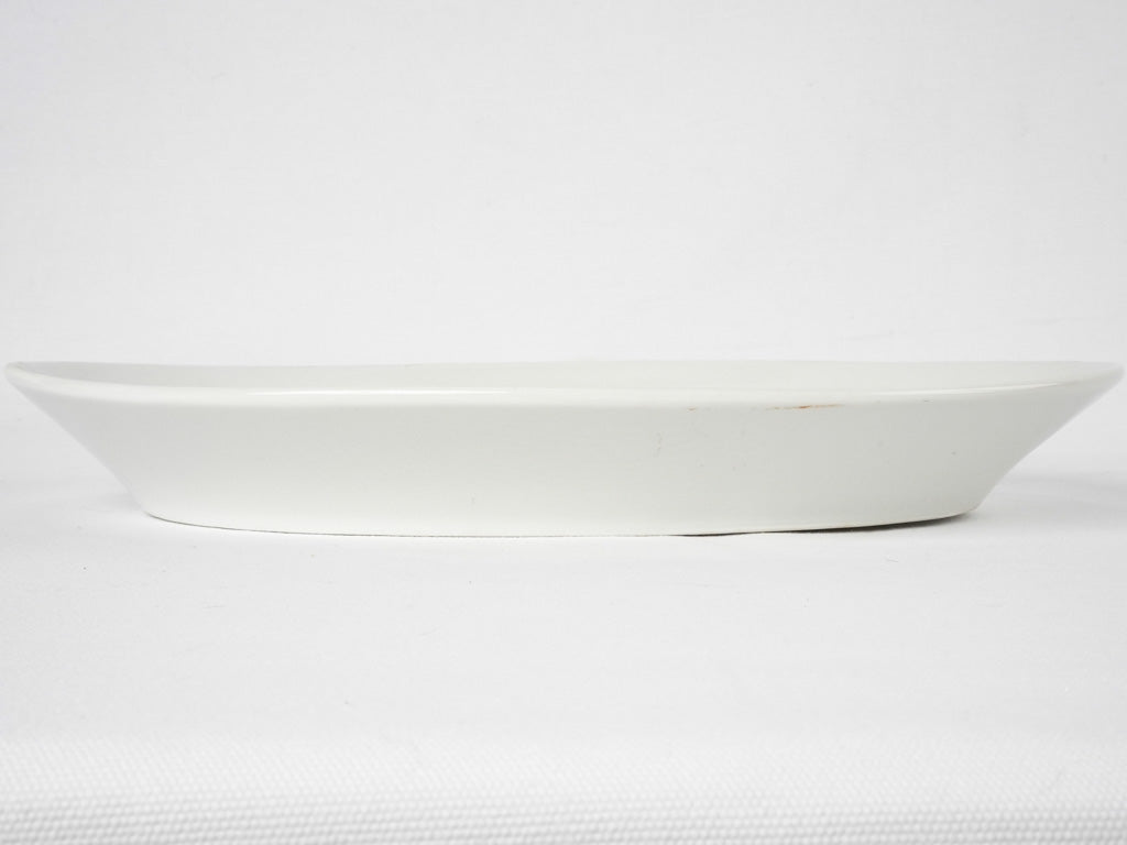 Vintage French oval serving dish