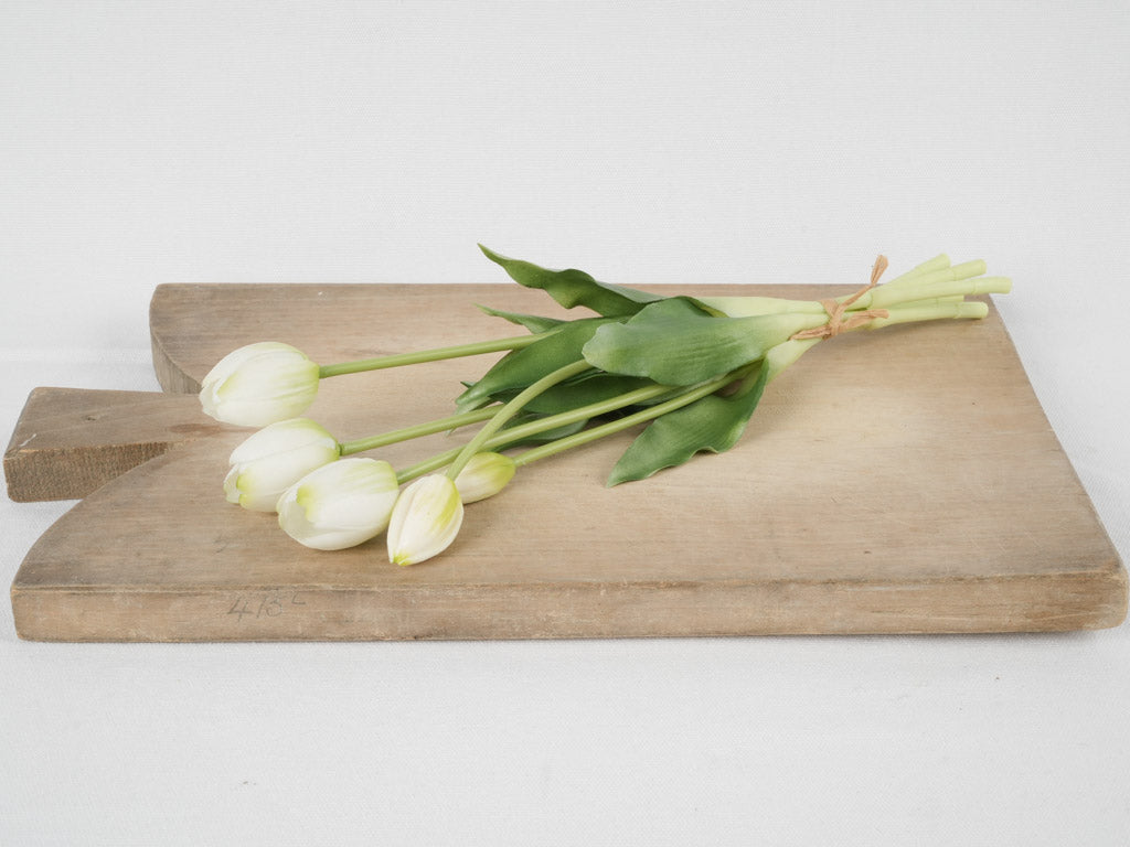 Elegant aged wood chopping board