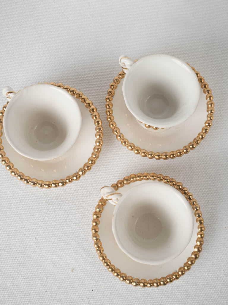 Traditional French Porcelain Coffee Service