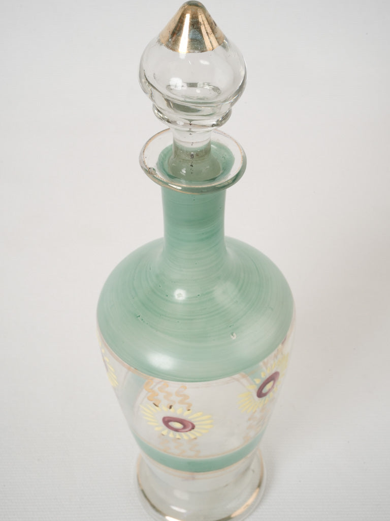 Antique French wine decanter with lid – Chez Pluie