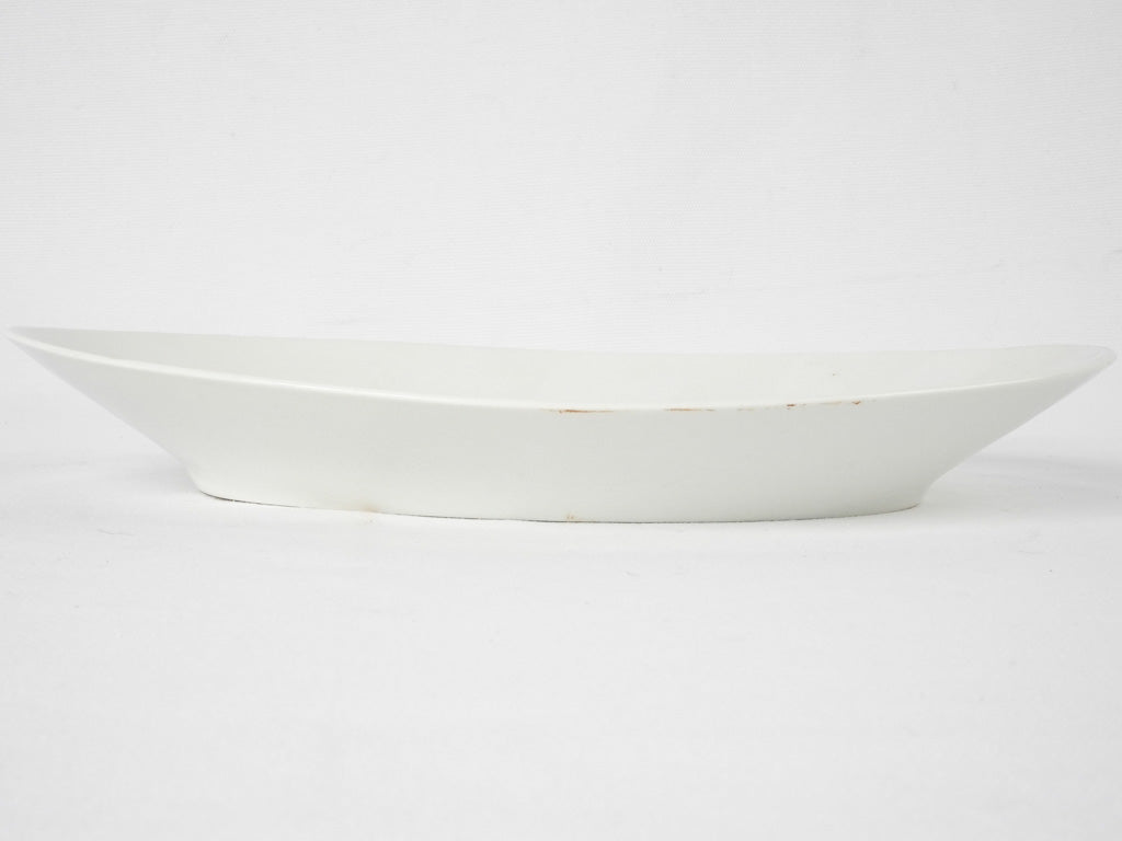 Vintage white elegant serving dish