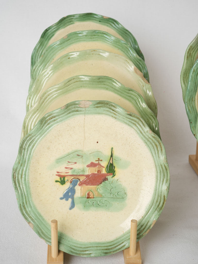 Timeless hand-painted pottery pieces