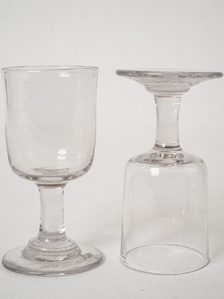 Classic French charm stemmed glassware