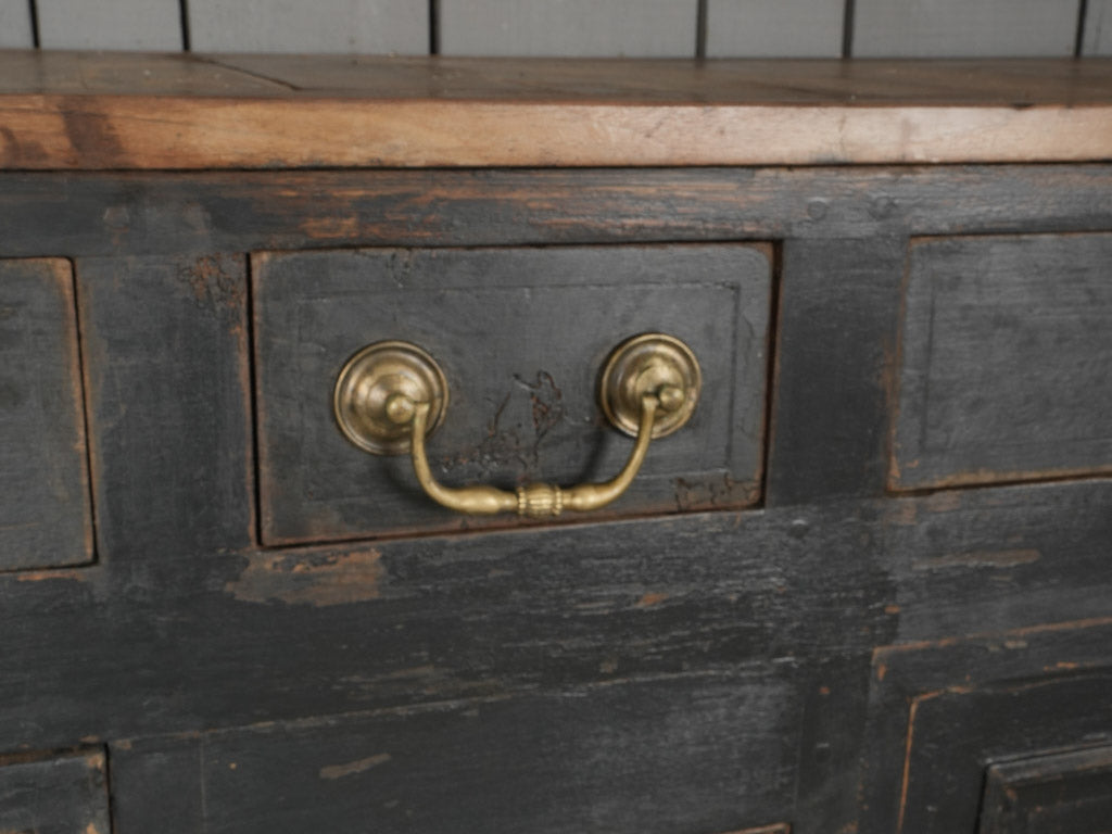 Sophisticated Black Finish Sideboard