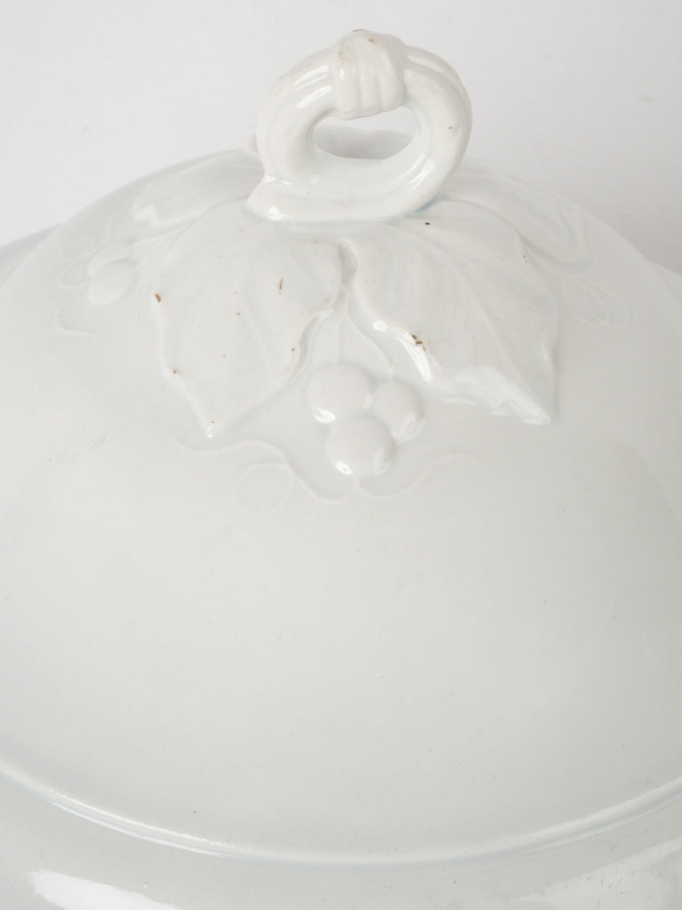 Vintage Gien Faience Round Tureen