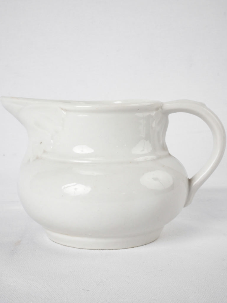 Antique French water pitcher - bathroom 5"