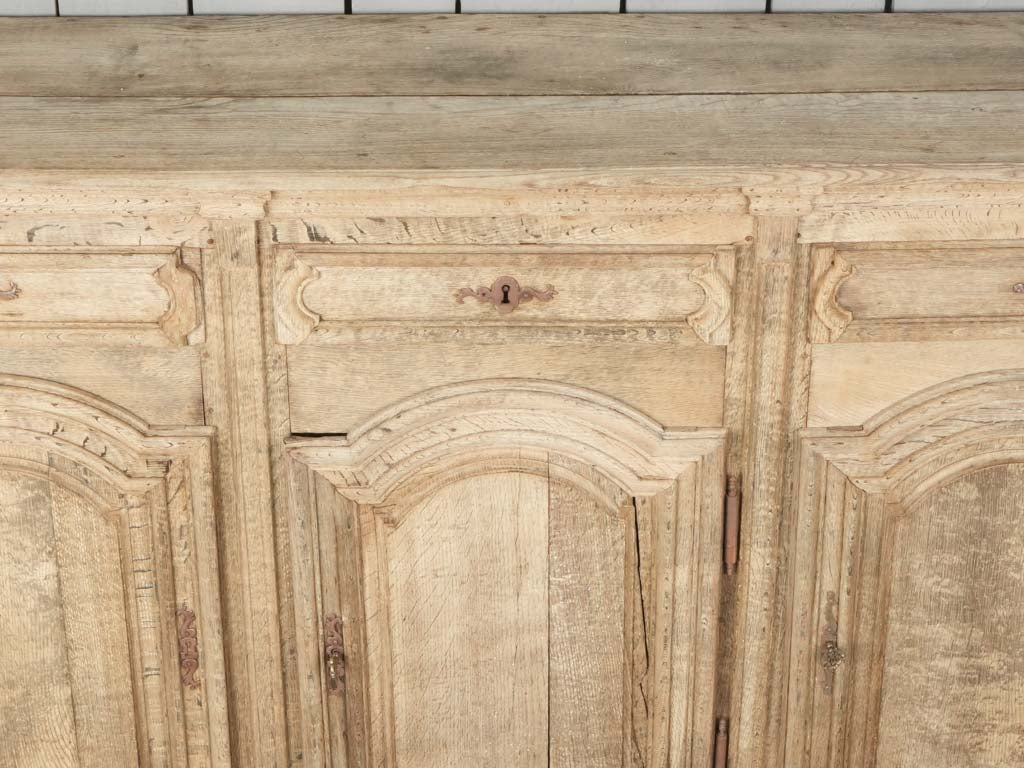 Stately bleached oak sideboard