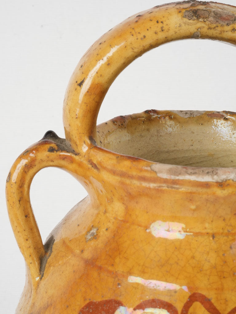 Elegant Glazed Pottery Ewer