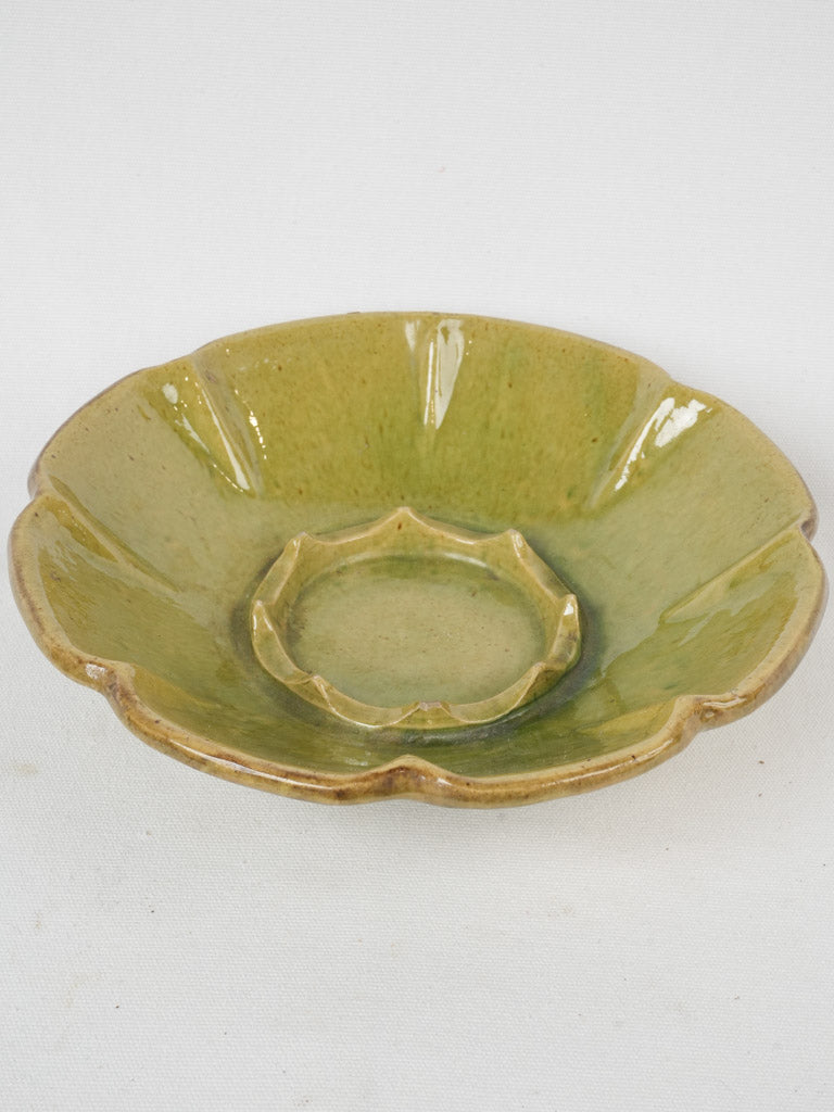 Elegant 1970s melon presentation platter